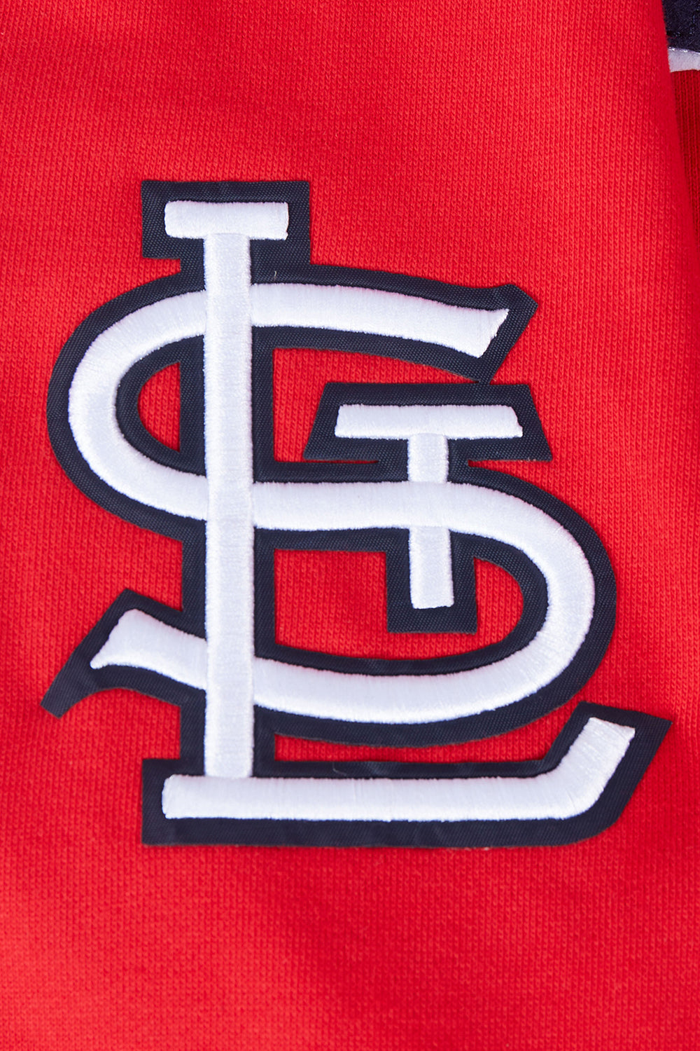 MLB ST. LOUIS CARDINALS OLD ENGLISH CHANDAIL À CAPUCHON POUR HOMME (ROUGE)