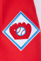 MLB ST. LOUIS CARDINALS OLD ENGLISH CHANDAIL À CAPUCHON POUR HOMME (ROUGE)