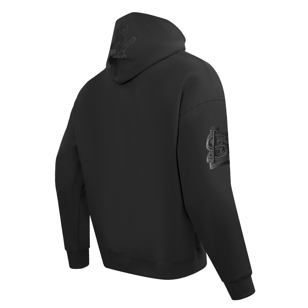 MLB ST. LOUIS CARDINALS NEUTRAL MEN'S PULLOVER HOODIE (BLACK)
