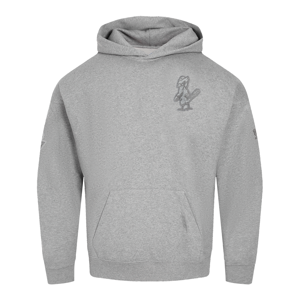 MLB ST. LOUIS CARDINALS NEUTRAL MEN'S PULLOVER HOODIE (DARK HEATHER GRAY)