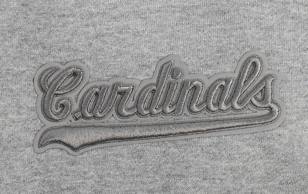 MLB ST. LOUIS CARDINALS NEUTRAL MEN'S PULLOVER HOODIE (DARK HEATHER GRAY)