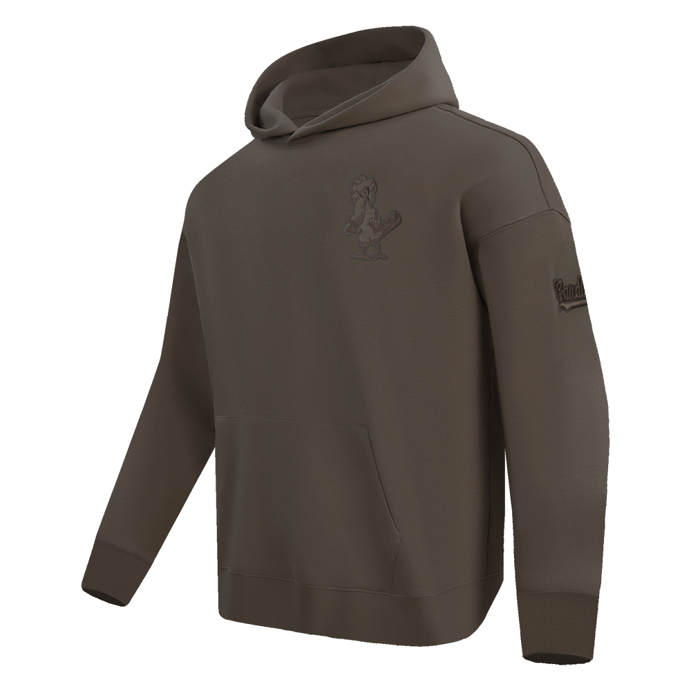 MLB ST. LOUIS CARDINALS NEUTRAL MEN'S PULLOVER HOODIE (DARK TAUPE)