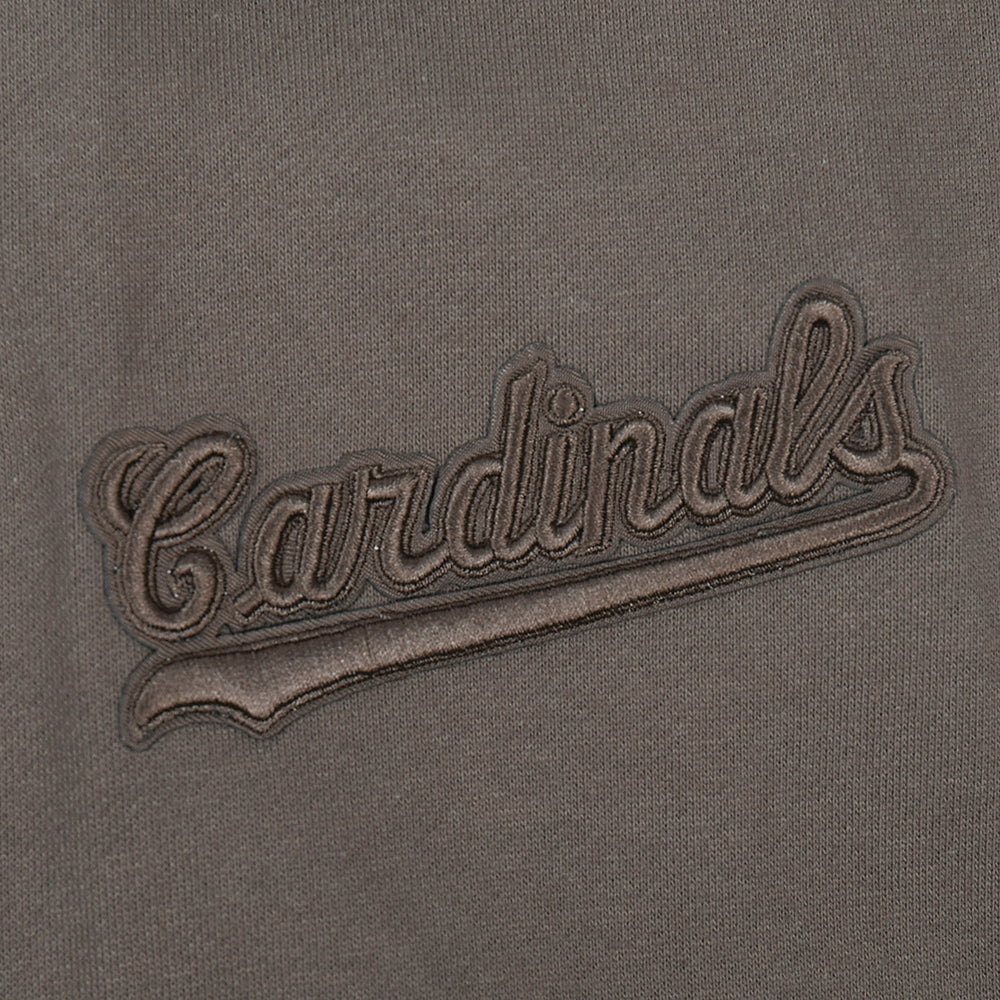 MLB ST. LOUIS CARDINALS NEUTRAL MEN'S PULLOVER HOODIE (DARK TAUPE)