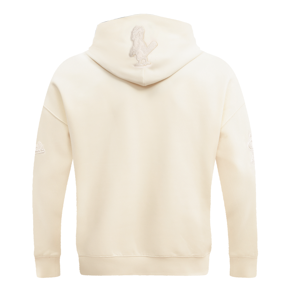 MLB ST. LOUIS CARDINALS NEUTRAL MEN'S PULLOVER HOODIE (EGGSHELL)
