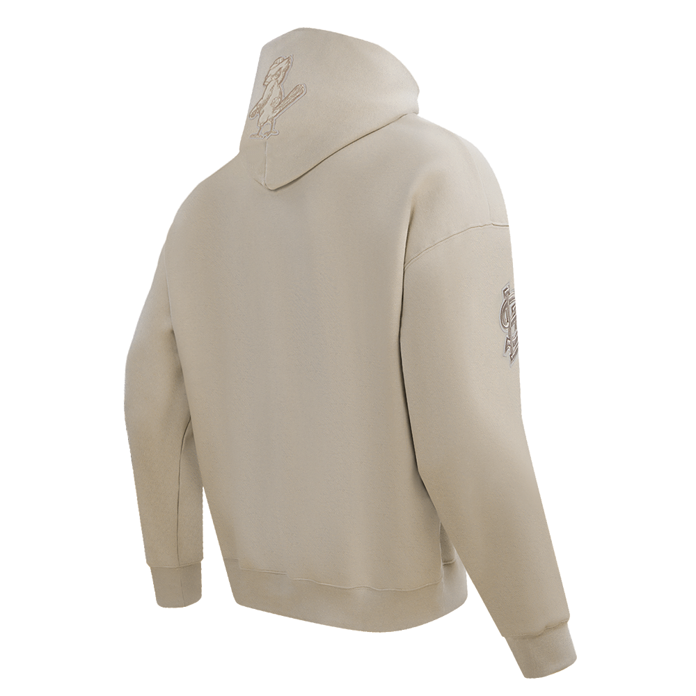 MLB ST. LOUIS CARDINALS NEUTRAL MEN'S PULLOVER HOODIE (TAUPE)