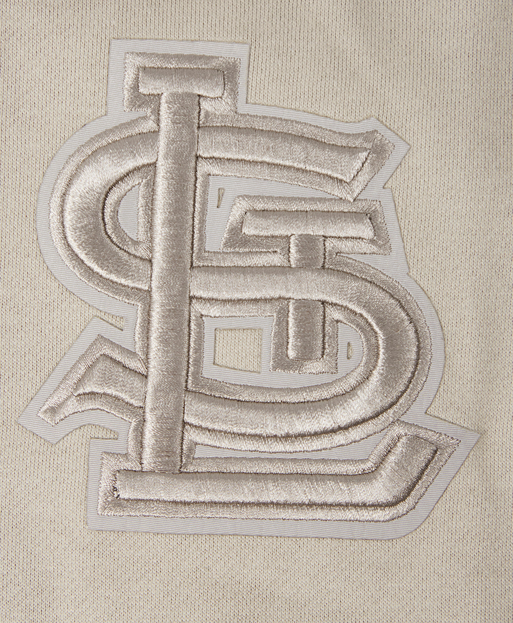 MLB ST. LOUIS CARDINALS NEUTRAL MEN'S PULLOVER HOODIE (TAUPE)