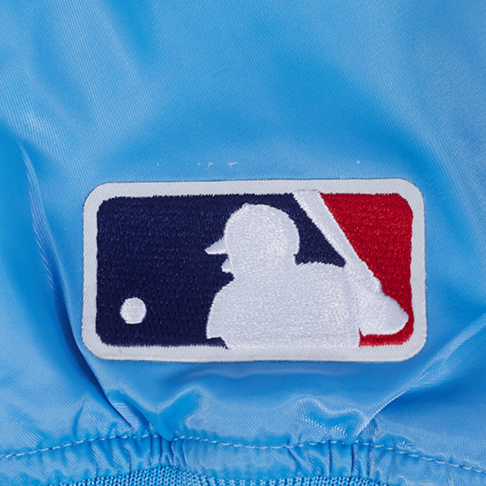 MLB ST. LOUIS CARDINALS SOUVENIR MEN'S SATIN JACKET (UNIVERSITY BLUE)