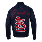 MLB ST. LOUIS CARDINALS LIVING LARGE BLOUSON EN SERGÉ POUR HOMME (MARINE MINUIT)
