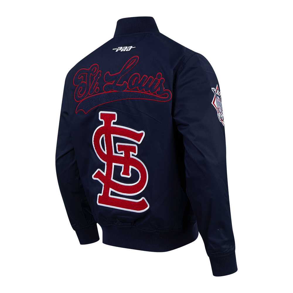 MLB ST. LOUIS CARDINALS LIVING LARGE BLOUSON EN SERGÉ POUR HOMME (MARINE MINUIT)