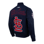 MLB ST. LOUIS CARDINALS LIVING LARGE BLOUSON EN SERGÉ POUR HOMME (MARINE MINUIT)