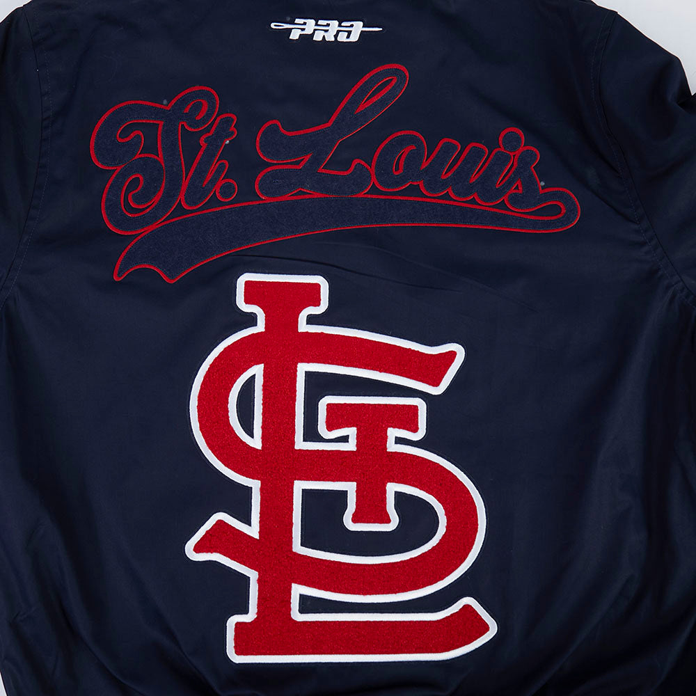 MLB ST. LOUIS CARDINALS LIVING LARGE BLOUSON EN SERGÉ POUR HOMME (MARINE MINUIT)