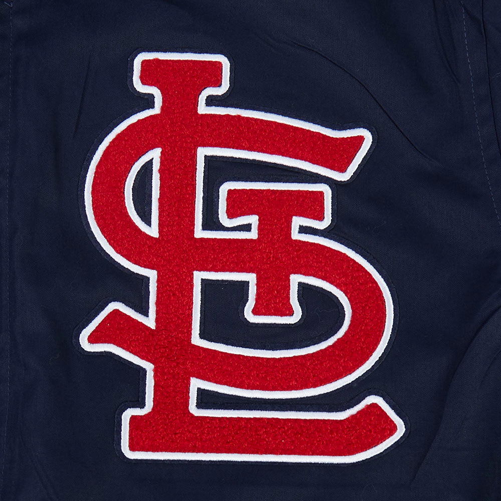 MLB ST. LOUIS CARDINALS LIVING LARGE BLOUSON EN SERGÉ POUR HOMME (MARINE MINUIT)