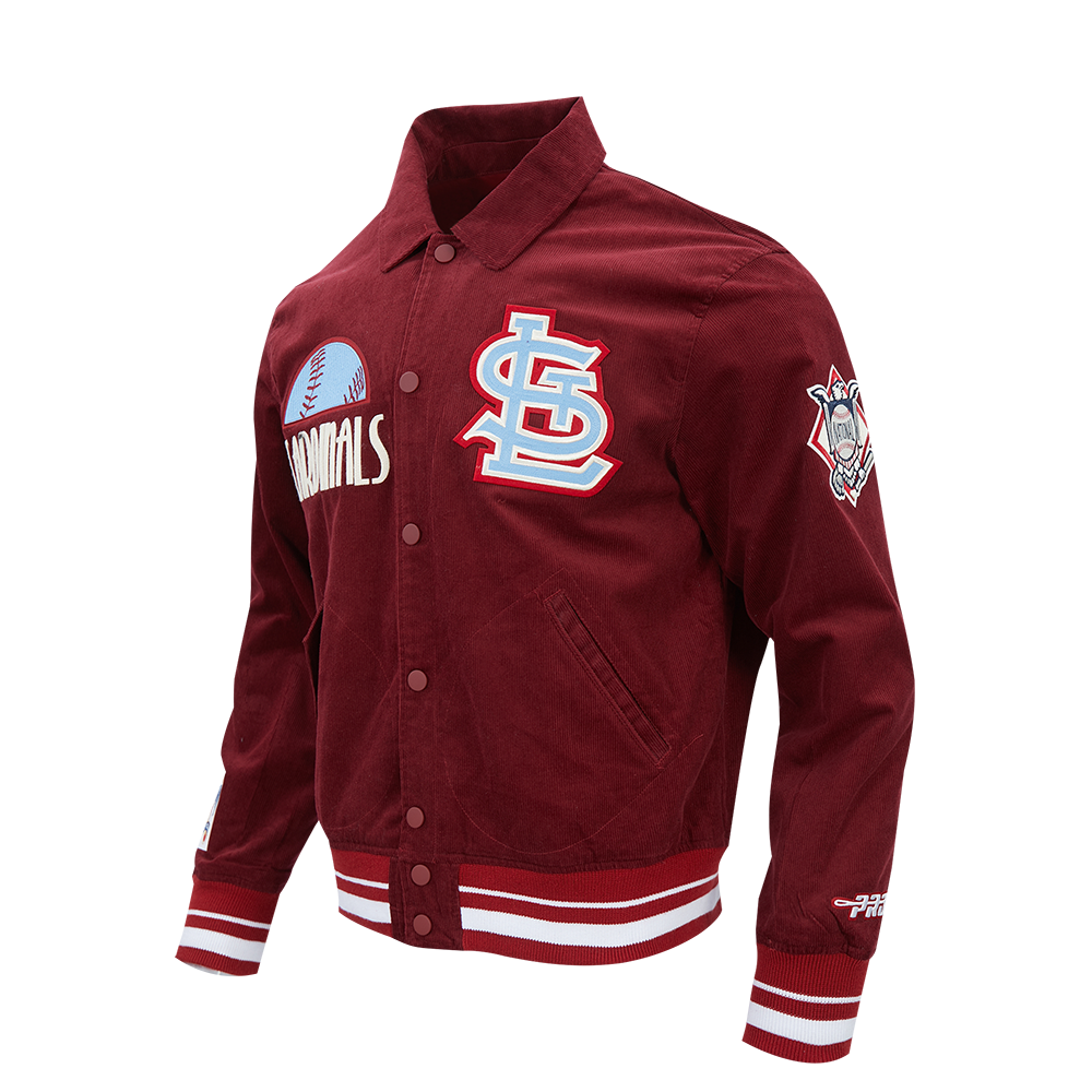 MLB ST. LOUIS CARDINALS ORIGINAL PLAYERS BLOUSON POUR HOMME (ROUGE CARDINAL)