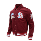 MLB ST. LOUIS CARDINALS ORIGINAL PLAYERS BLOUSON POUR HOMME (ROUGE CARDINAL)
