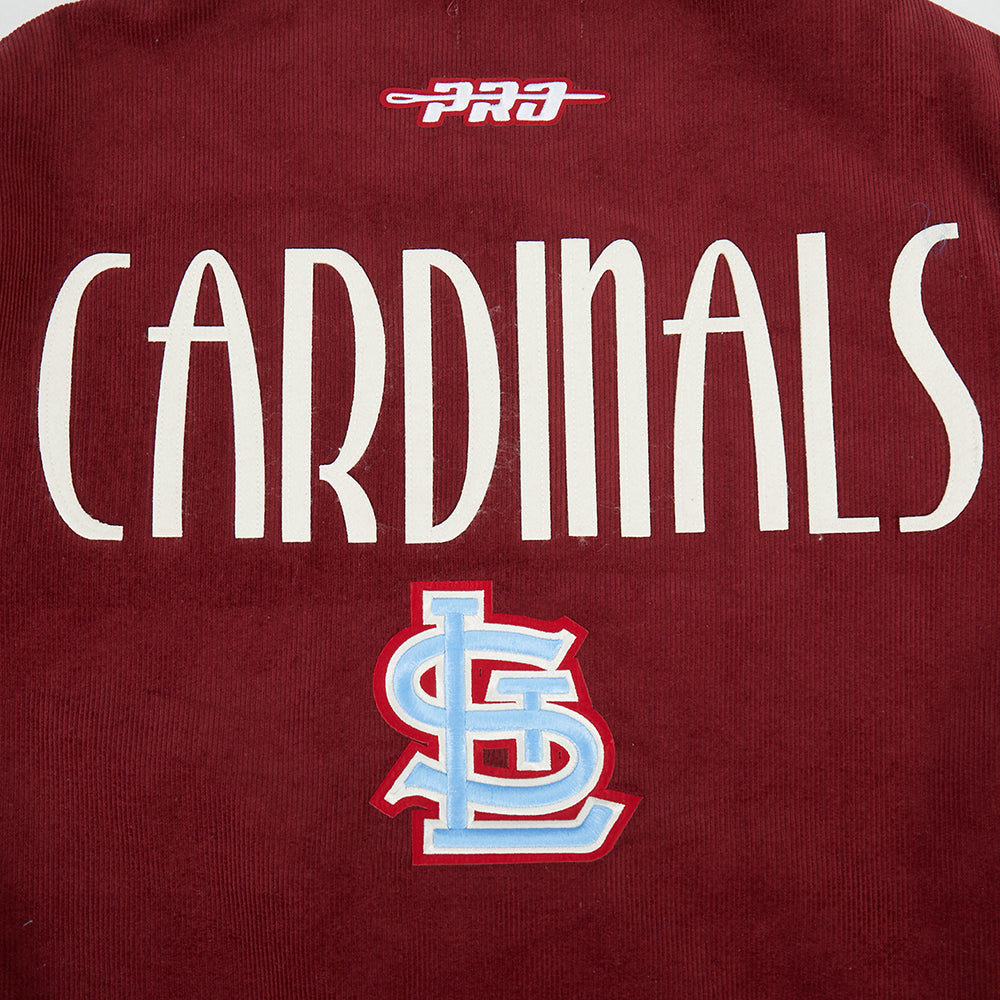 MLB ST. LOUIS CARDINALS ORIGINAL PLAYERS BLOUSON POUR HOMME (ROUGE CARDINAL)