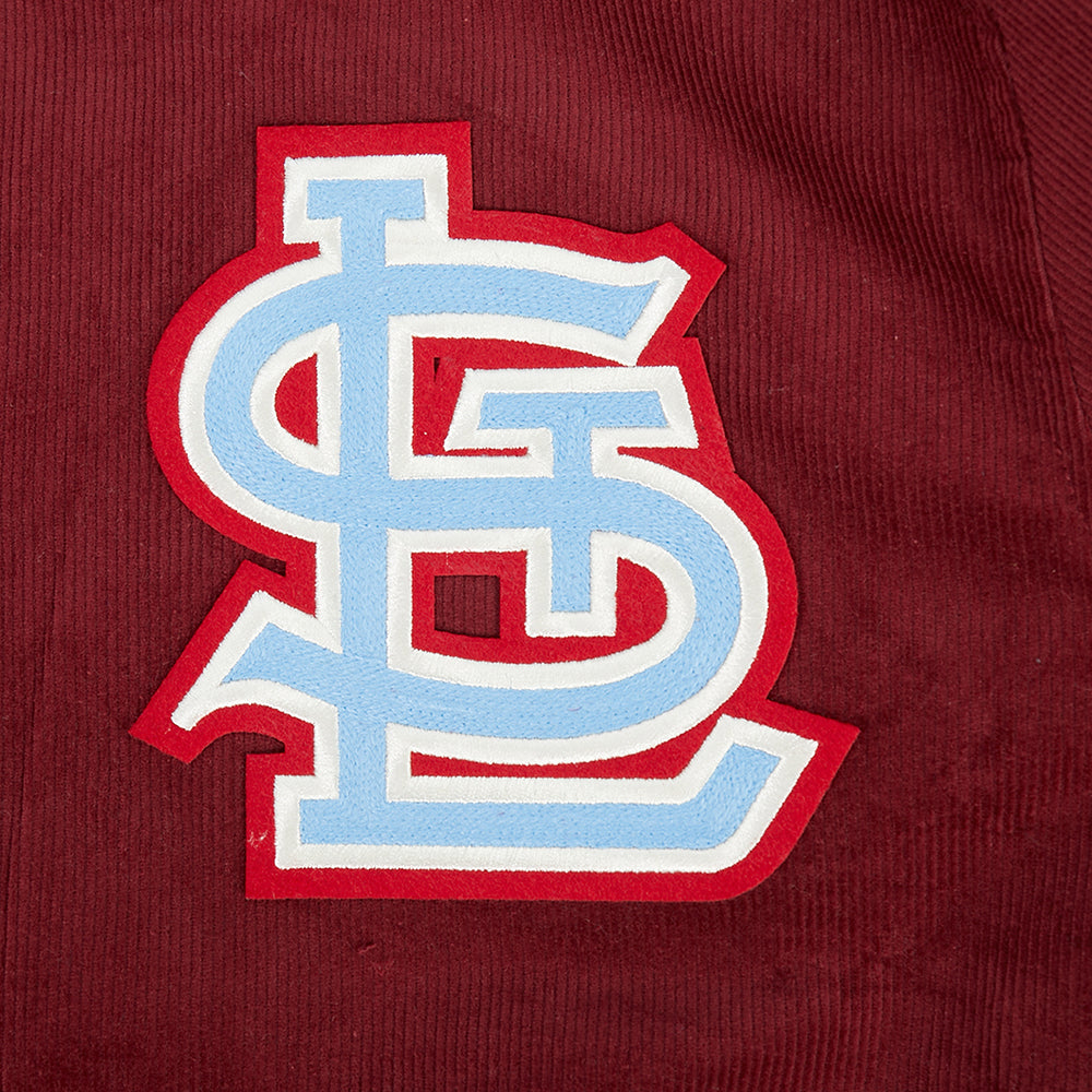 MLB ST. LOUIS CARDINALS ORIGINAL PLAYERS BLOUSON POUR HOMME (ROUGE CARDINAL)
