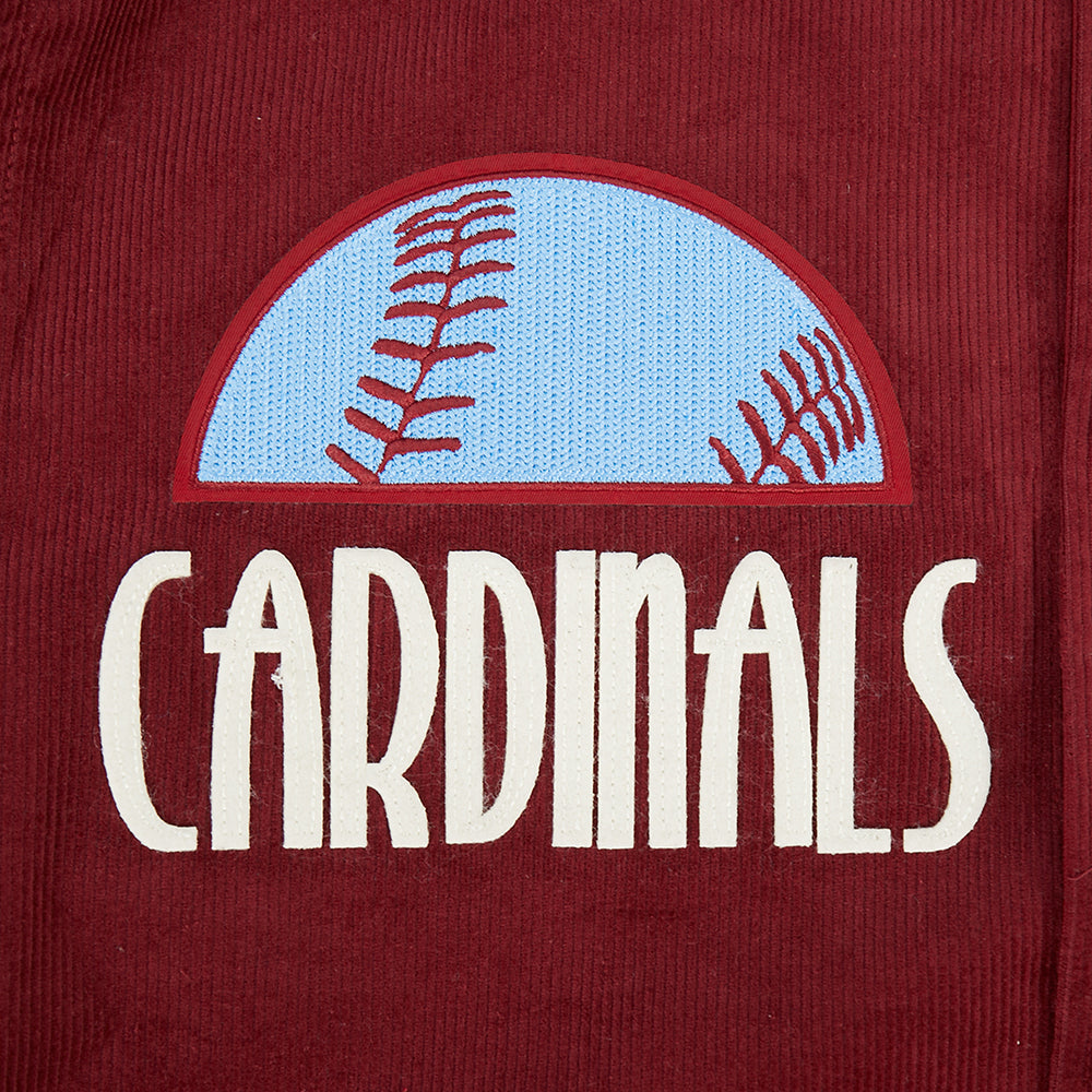 MLB ST. LOUIS CARDINALS ORIGINAL PLAYERS BLOUSON POUR HOMME (ROUGE CARDINAL)