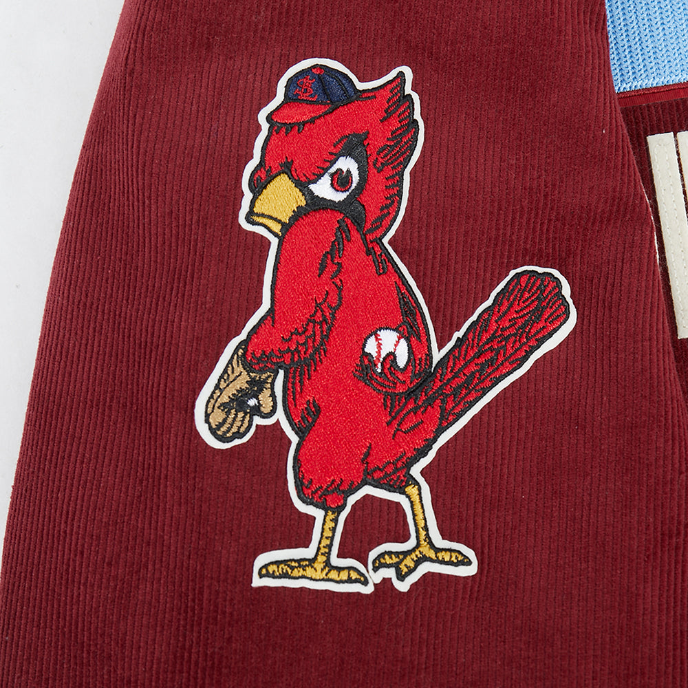 MLB ST. LOUIS CARDINALS ORIGINAL PLAYERS BLOUSON POUR HOMME (ROUGE CARDINAL)