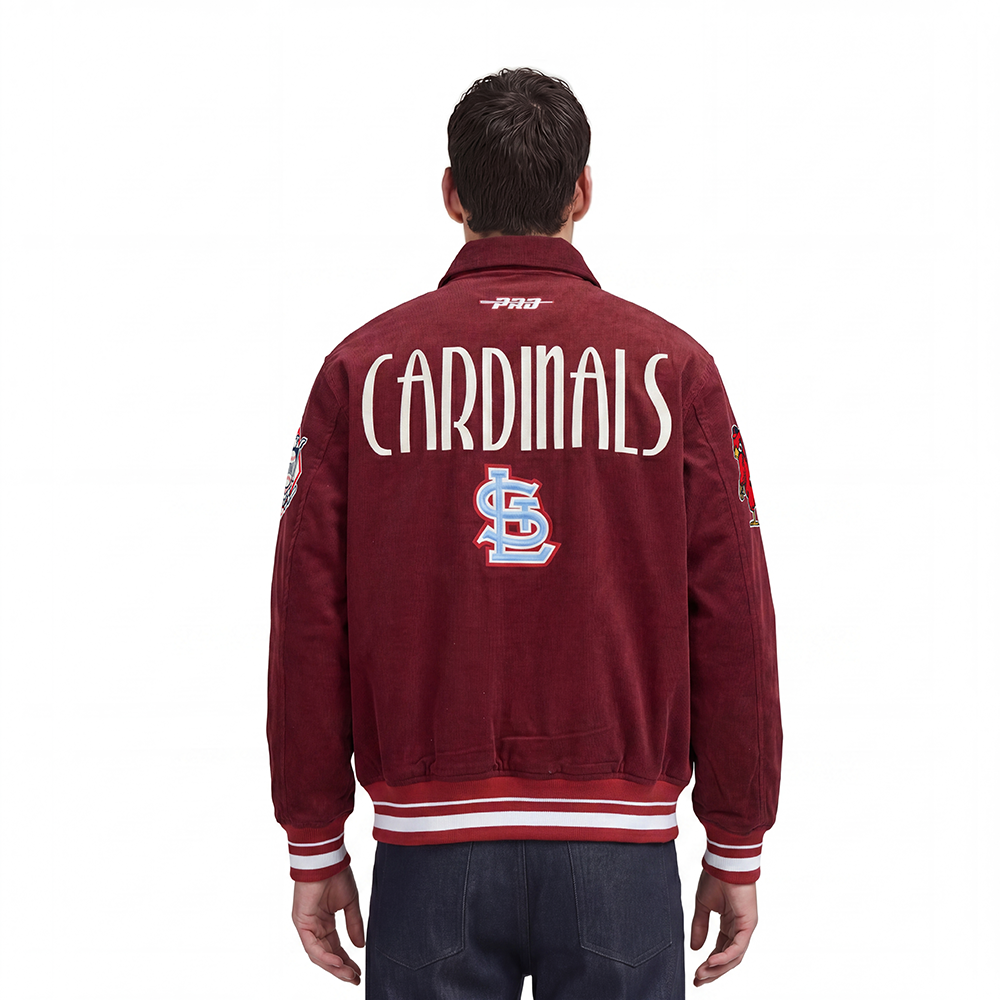 MLB ST. LOUIS CARDINALS ORIGINAL PLAYERS BLOUSON POUR HOMME (ROUGE CARDINAL)