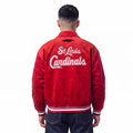 MLB ST. LOUIS CARDINALS CLASSIC CORDUROY MANTEAU POUR HOMME (ROUGE)