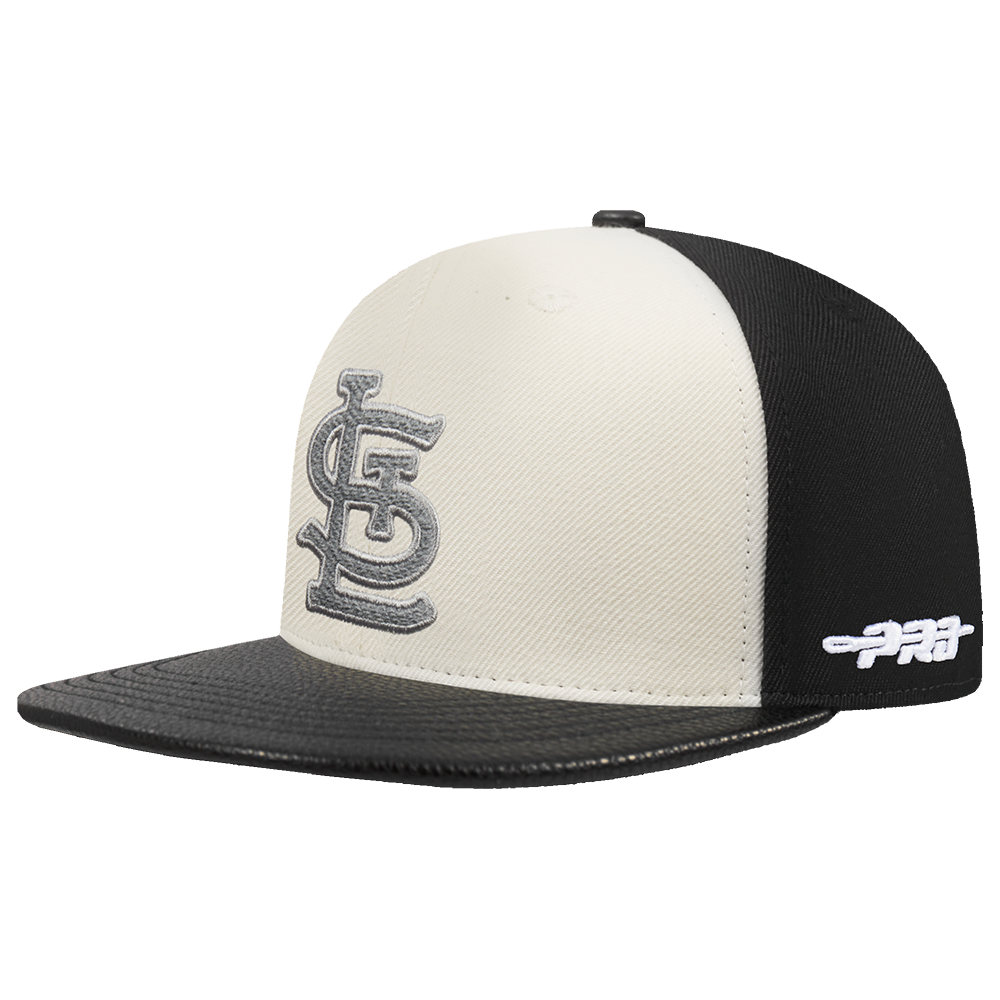 MLB ST. LOUIS CARDINALS REVERSE FRENCH TERRY WOOL BLEND PRO SIX (EGGSHELL/ BLACK)