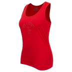 MLB ST. LOUIS CARDINALS TRIPLE TONAL CAMISOLE DOS NAGEUR À COUPE DÉCONTRACTÉE POUR FEMME (ROUGE)