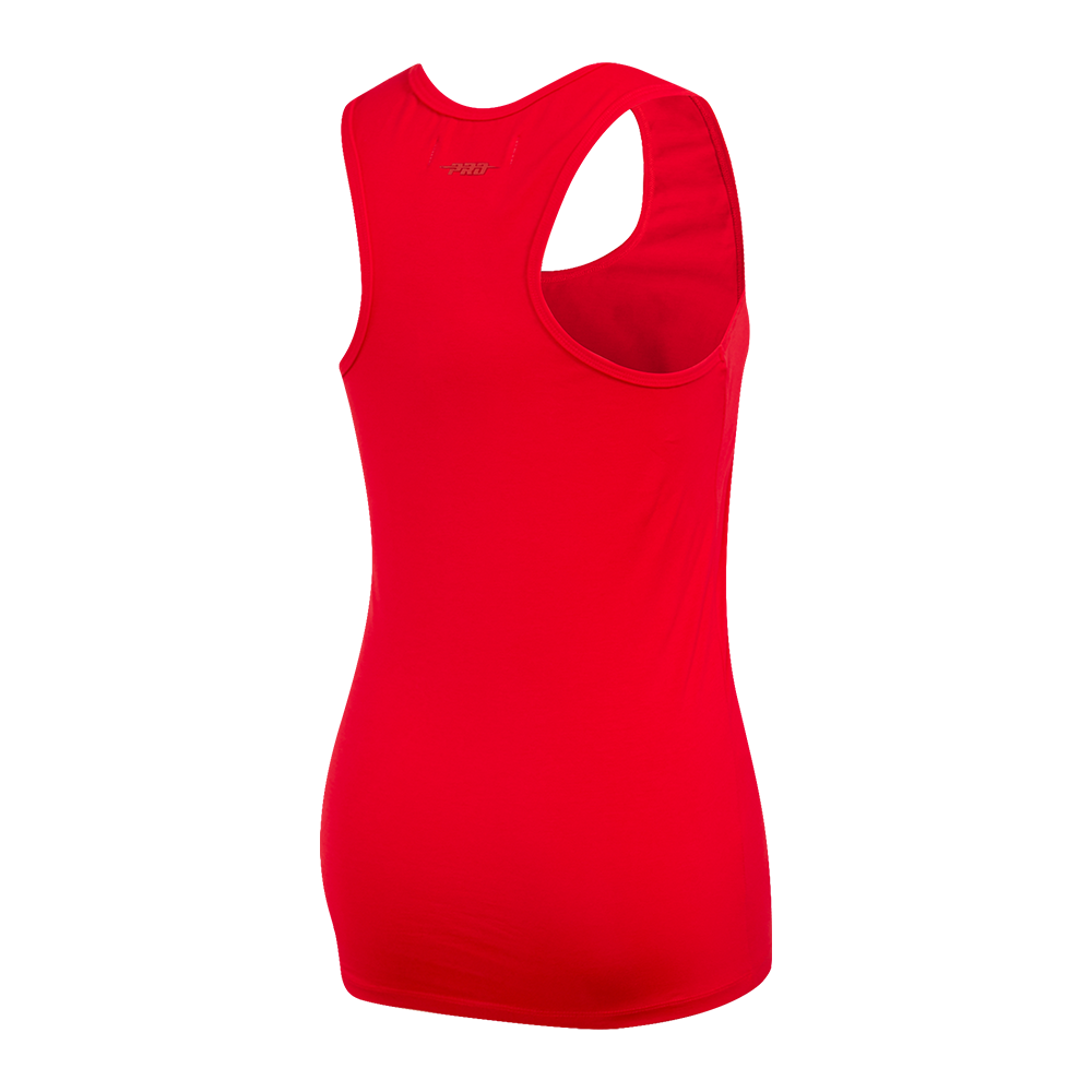 MLB ST. LOUIS CARDINALS TRIPLE TONAL CAMISOLE DOS NAGEUR À COUPE DÉCONTRACTÉE POUR FEMME (ROUGE)