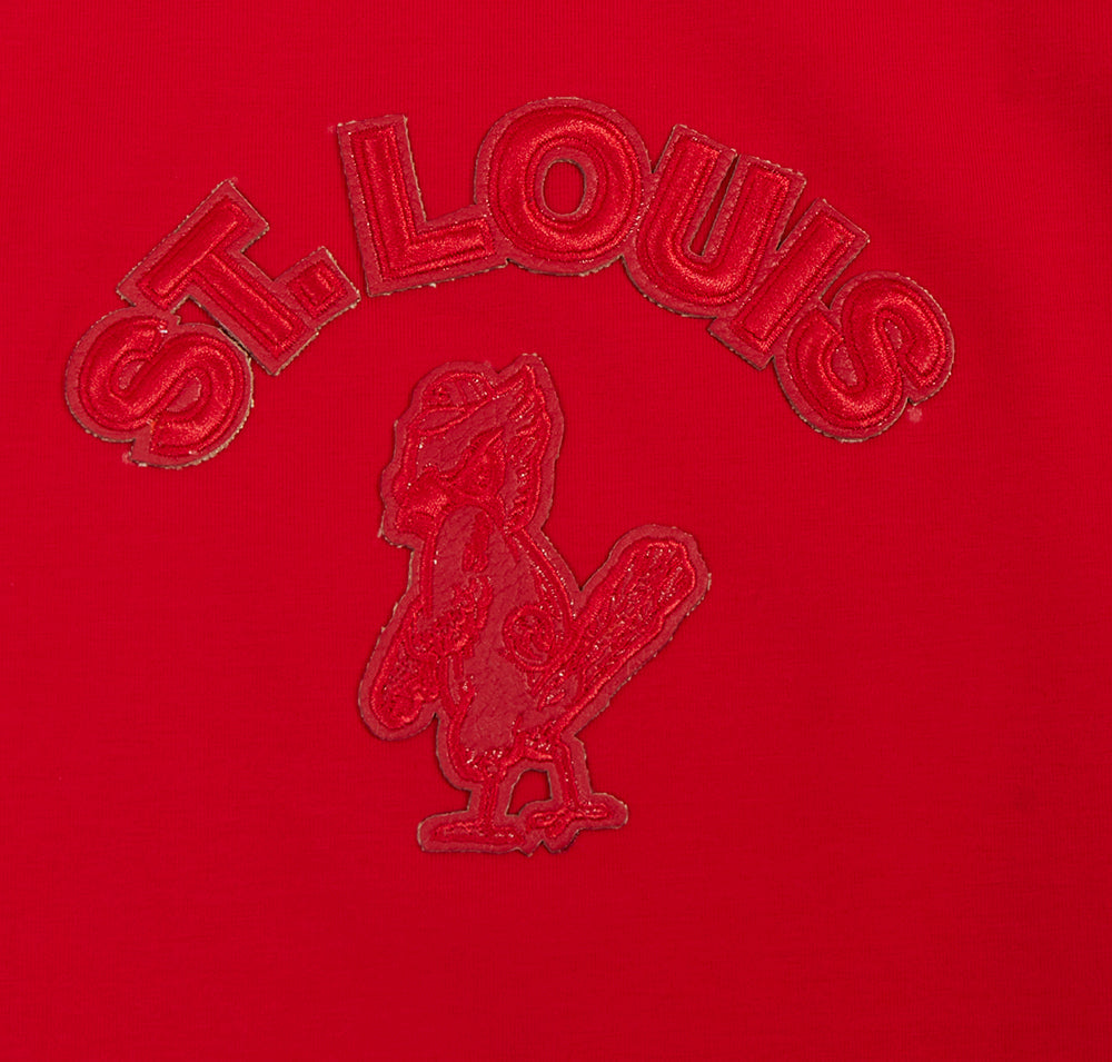MLB ST. LOUIS CARDINALS TRIPLE TONAL CAMISOLE DOS NAGEUR À COUPE DÉCONTRACTÉE POUR FEMME (ROUGE)