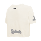 MLB ST. LOUIS CARDINALS REVERSE FRENCH TERRY HAUT EN JERSEY SIMPLE À COUPE CARRÉE POUR FEMME (COQUILLE D'ŒUF)