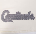 MLB ST. LOUIS CARDINALS REVERSE FRENCH TERRY HAUT EN JERSEY SIMPLE À COUPE CARRÉE POUR FEMME (COQUILLE D'ŒUF)
