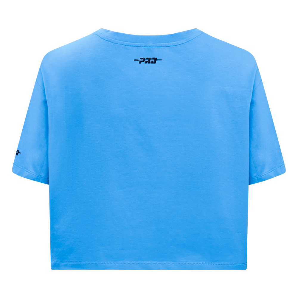 MLB ST. LOUIS CARDINALS RETRO ELEVATION HAUT EN JERSEY SIMPLE À COUPE CARRÉE POUR FEMME (BLEU UNIVERSITÉ)