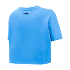 MLB ST. LOUIS CARDINALS RETRO ELEVATION HAUT EN JERSEY SIMPLE À COUPE CARRÉE POUR FEMME (BLEU UNIVERSITÉ)