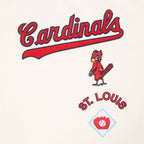 MLB ST. LOUIS CARDINALS RETRO CLASSIC HAUT EN JERSEY SIMPLE À COUPE CARRÉE POUR FEMME (COQUILLE D'ŒUF)