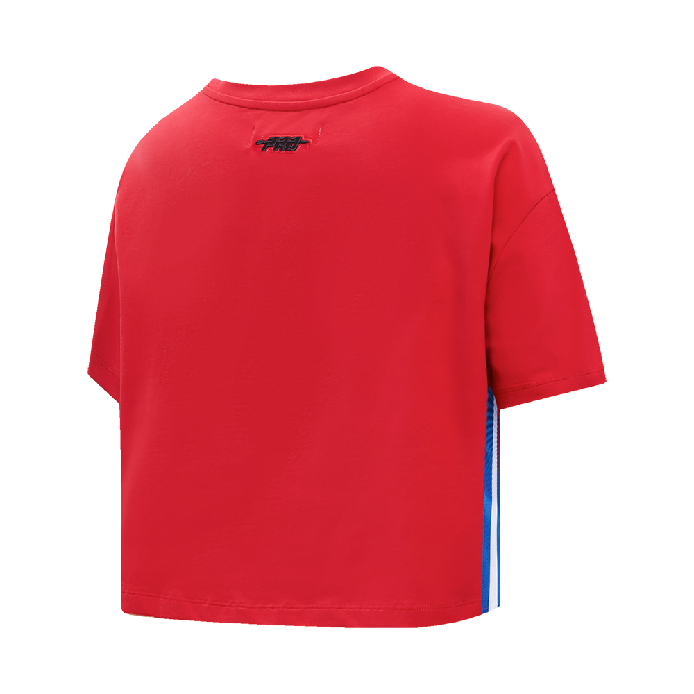 MLB ST. LOUIS CARDINALS  RETRO CLASSIC WOMEN'S SJ BOXY TOP (RED)
