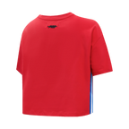 MLB ST. LOUIS CARDINALS  RETRO CLASSIC WOMEN'S SJ BOXY TOP (RED)
