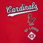 MLB ST. LOUIS CARDINALS  RETRO CLASSIC WOMEN'S SJ BOXY TOP (RED)