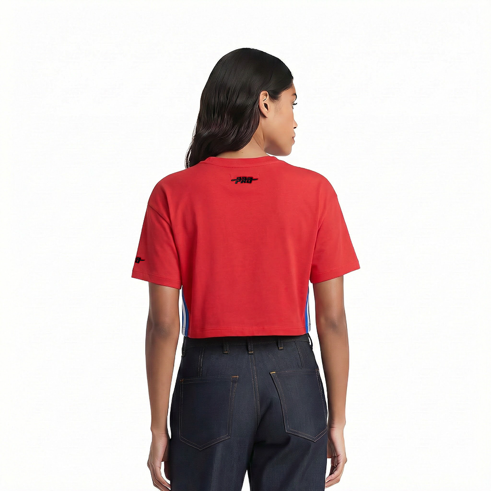 MLB ST. LOUIS CARDINALS  RETRO CLASSIC WOMEN'S SJ BOXY TOP (RED)