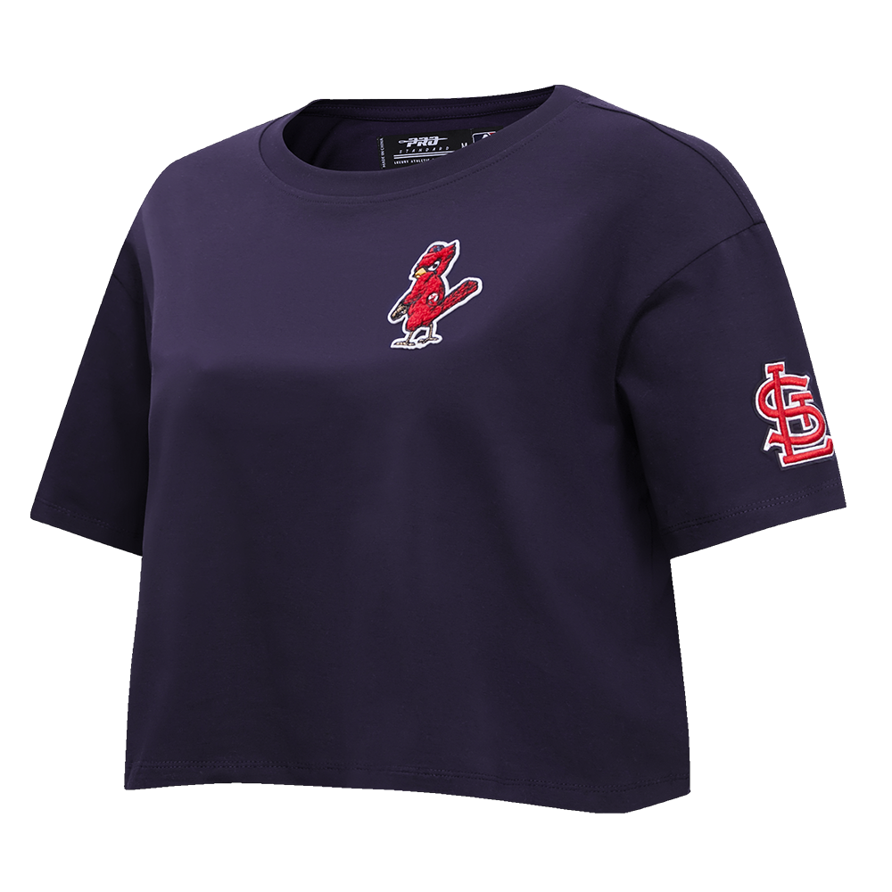MLB ST. LOUIS CARDINALS CLASSIC WOMEN'S BOXY TOP (MIDNIGHT NAVY)