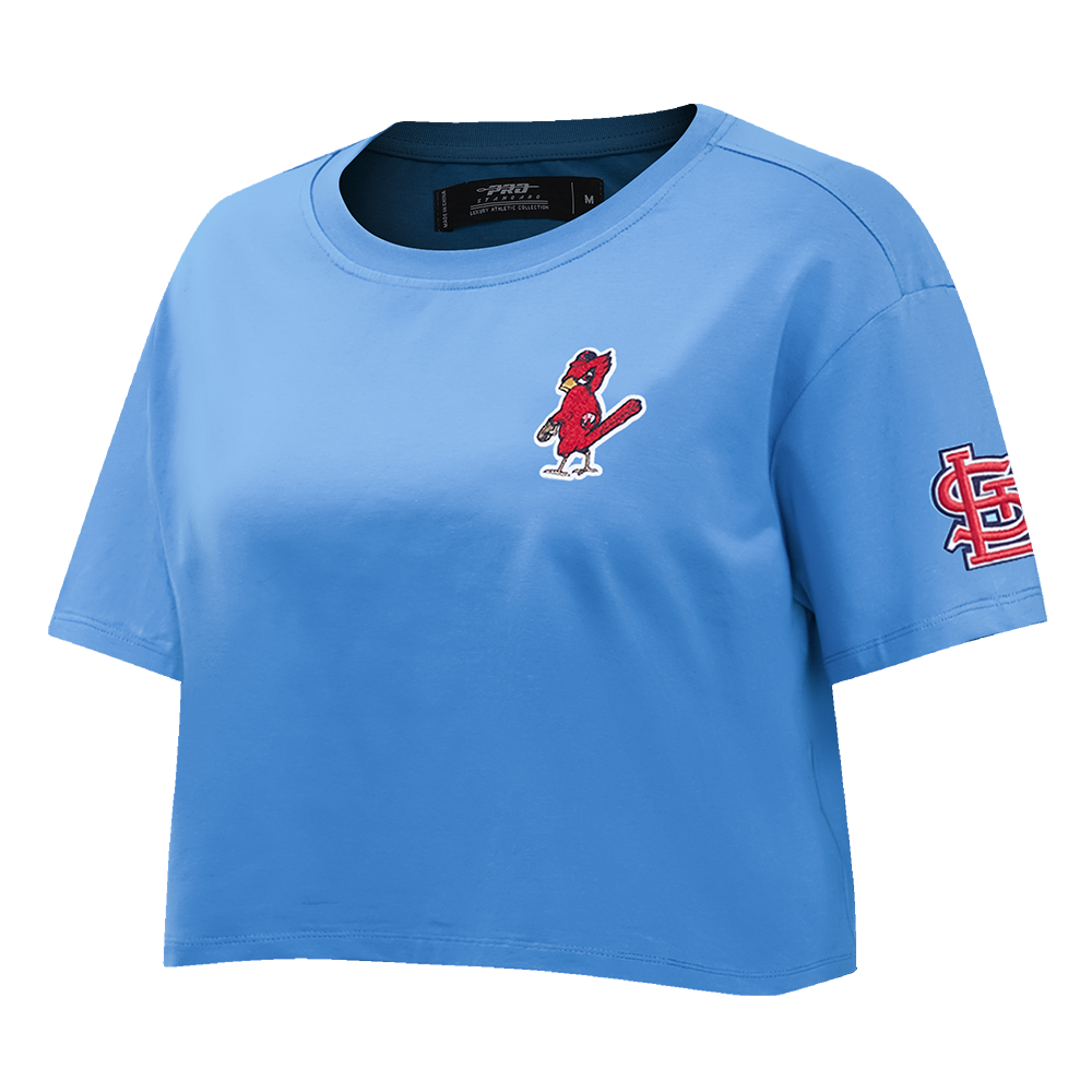 MLB ST. LOUIS CARDINALS CLASSIC WOMEN'S BOXY TOP (UNIVERSITY BLUE)