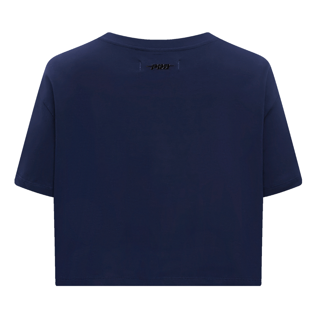 MLB ST. LOUIS CARDINALS HAUT MASHUP À COUPE CARRÉE POUR FEMME (MARINE MINUIT)