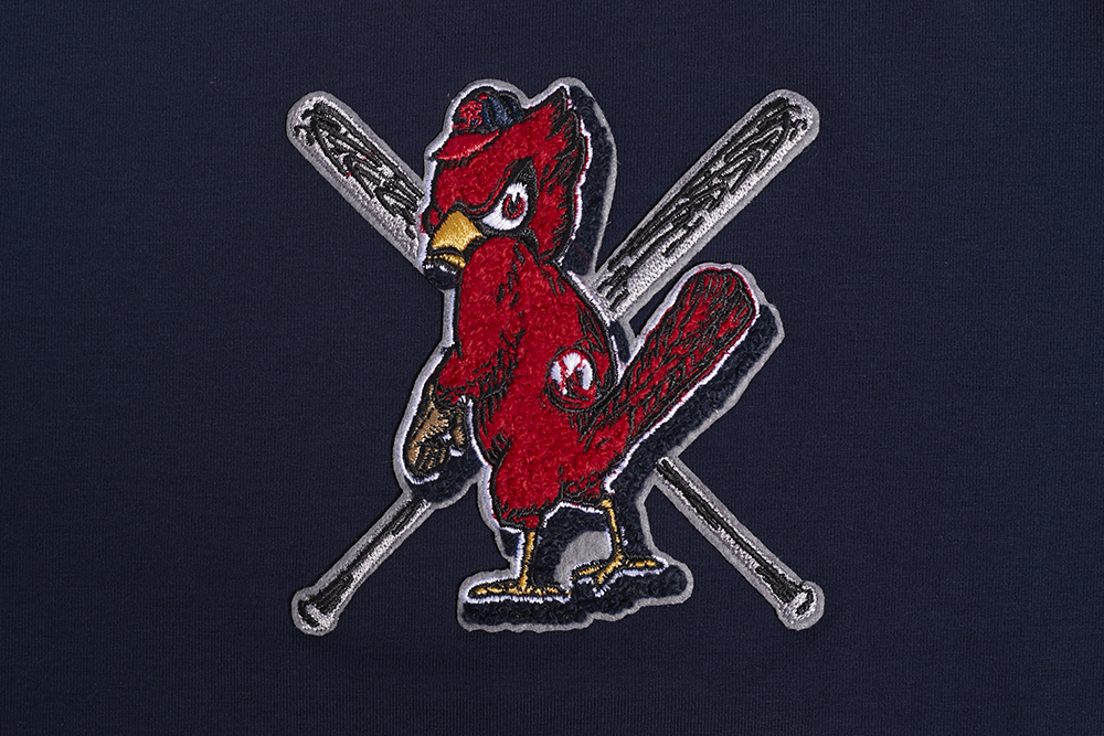 MLB ST. LOUIS CARDINALS HAUT MASHUP À COUPE CARRÉE POUR FEMME (MARINE MINUIT)