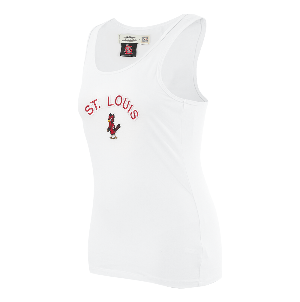 MLB ST. LOUIS CARDINALS CLASSIC WOMEN'S RACERBACK (WHITE)