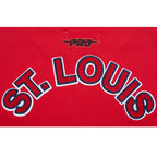 MLB ST. LOUIS CARDINALS CLASSIC CHENILLE WOMEN'S BODYCON DRESS (RED)