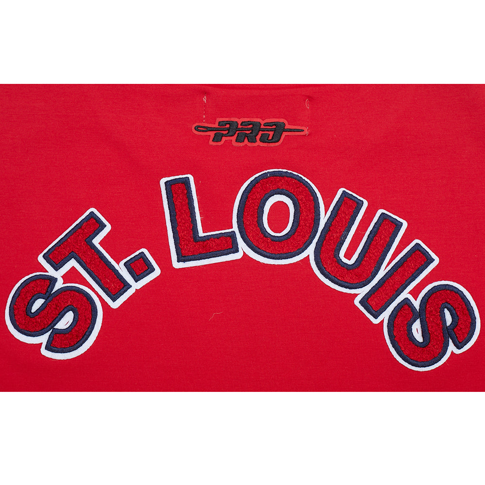 MLB ST. LOUIS CARDINALS CLASSIC CHENILLE WOMEN'S BODYCON DRESS (RED)