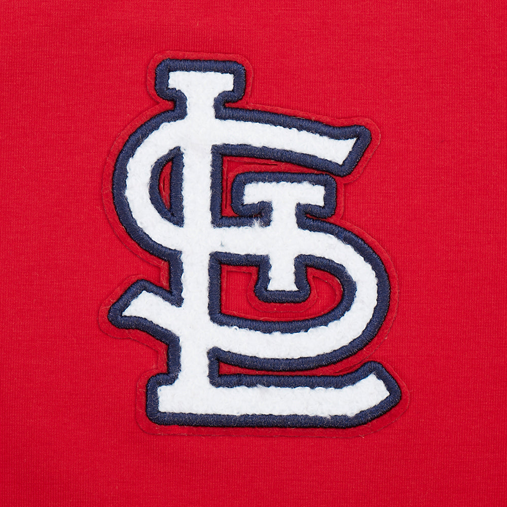 MLB ST. LOUIS CARDINALS CLASSIC CHENILLE WOMEN'S BODYCON DRESS (RED)