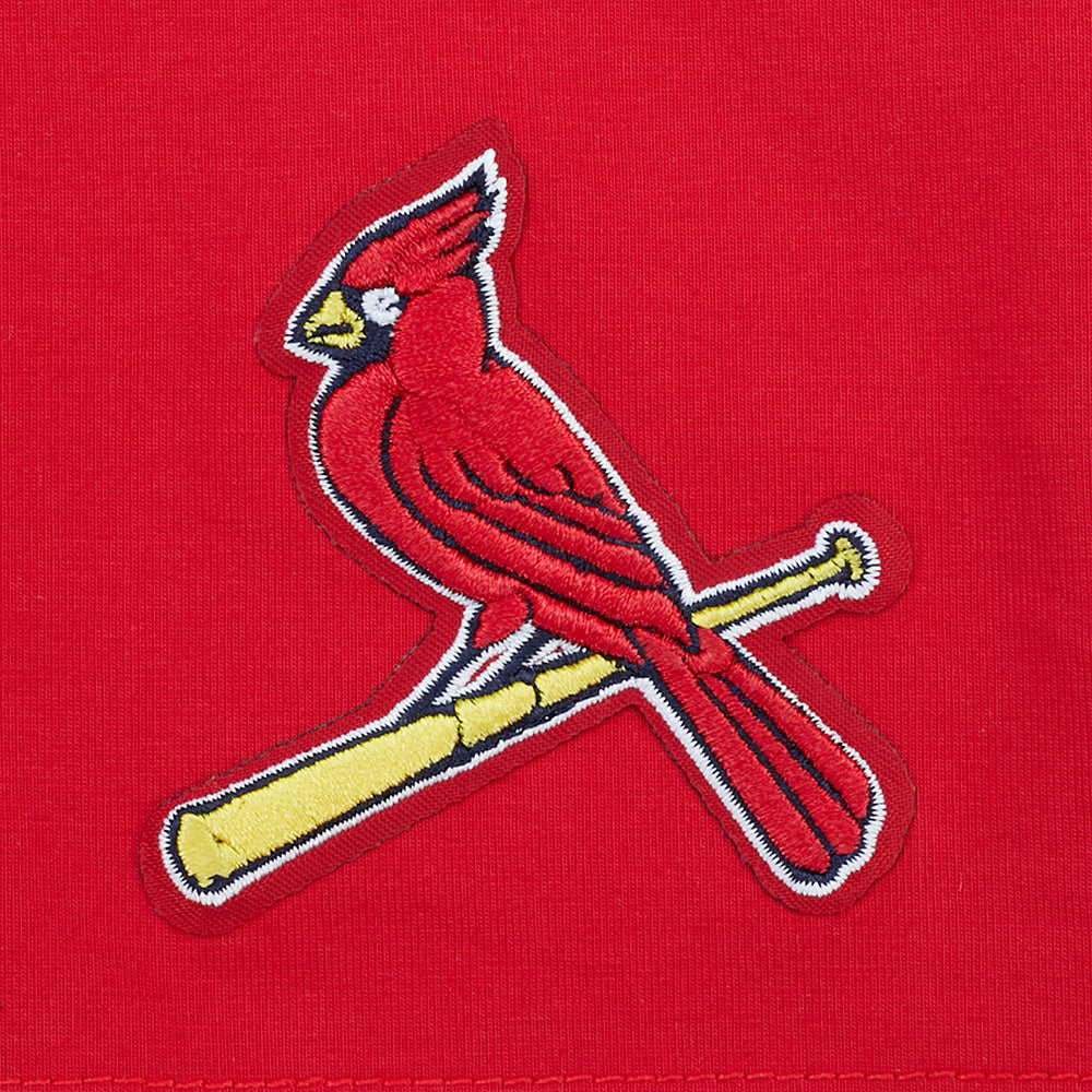 MLB ST. LOUIS CARDINALS CLASSIC CHENILLE WOMEN'S BODYCON DRESS (RED)