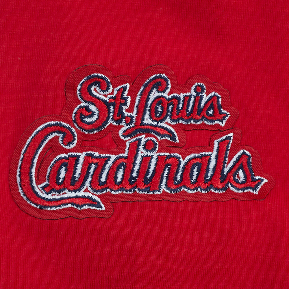 MLB ST. LOUIS CARDINALS CLASSIC CHENILLE WOMEN'S BODYCON DRESS (RED)