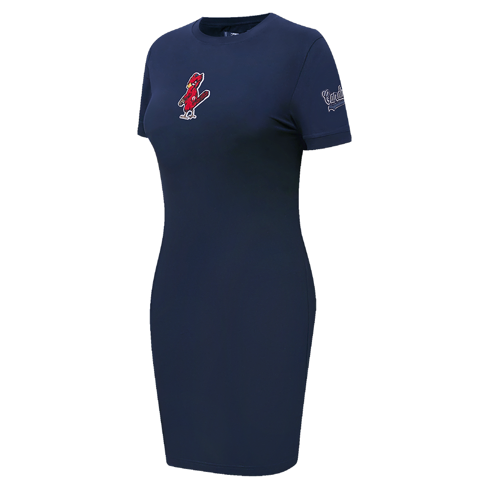 MLB ST. LOUIS CARDINALS CLASSIC WOMEN'S BODYCON DRESS (MIDNIGHT NAVY)