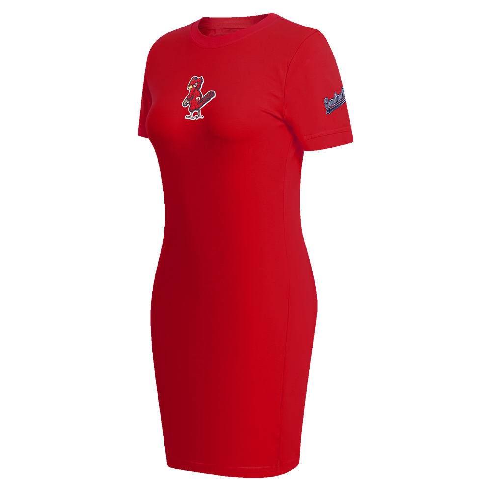 MLB ST. LOUIS CARDINALS CLASSIC WOMEN'S BODYCON DRESS (RED)