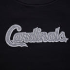 MLB ST. LOUIS CARDINALS REVERSE FRENCH TERRY CHANDAIL À COL ROND EN MOLLETON POUR FEMME (NOIR)